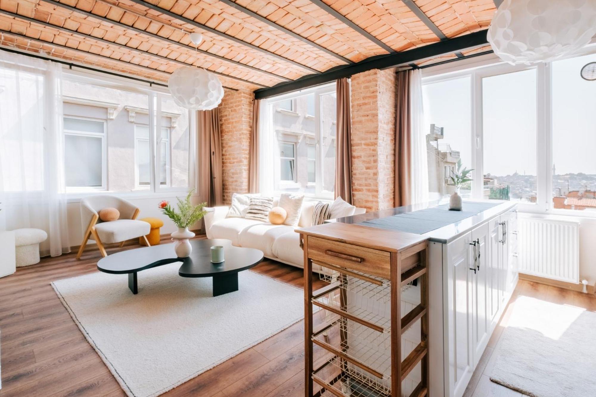 شقة Flat W City View Near Galata Tower In Istiklal Ave اسطنبول المظهر الخارجي الصورة