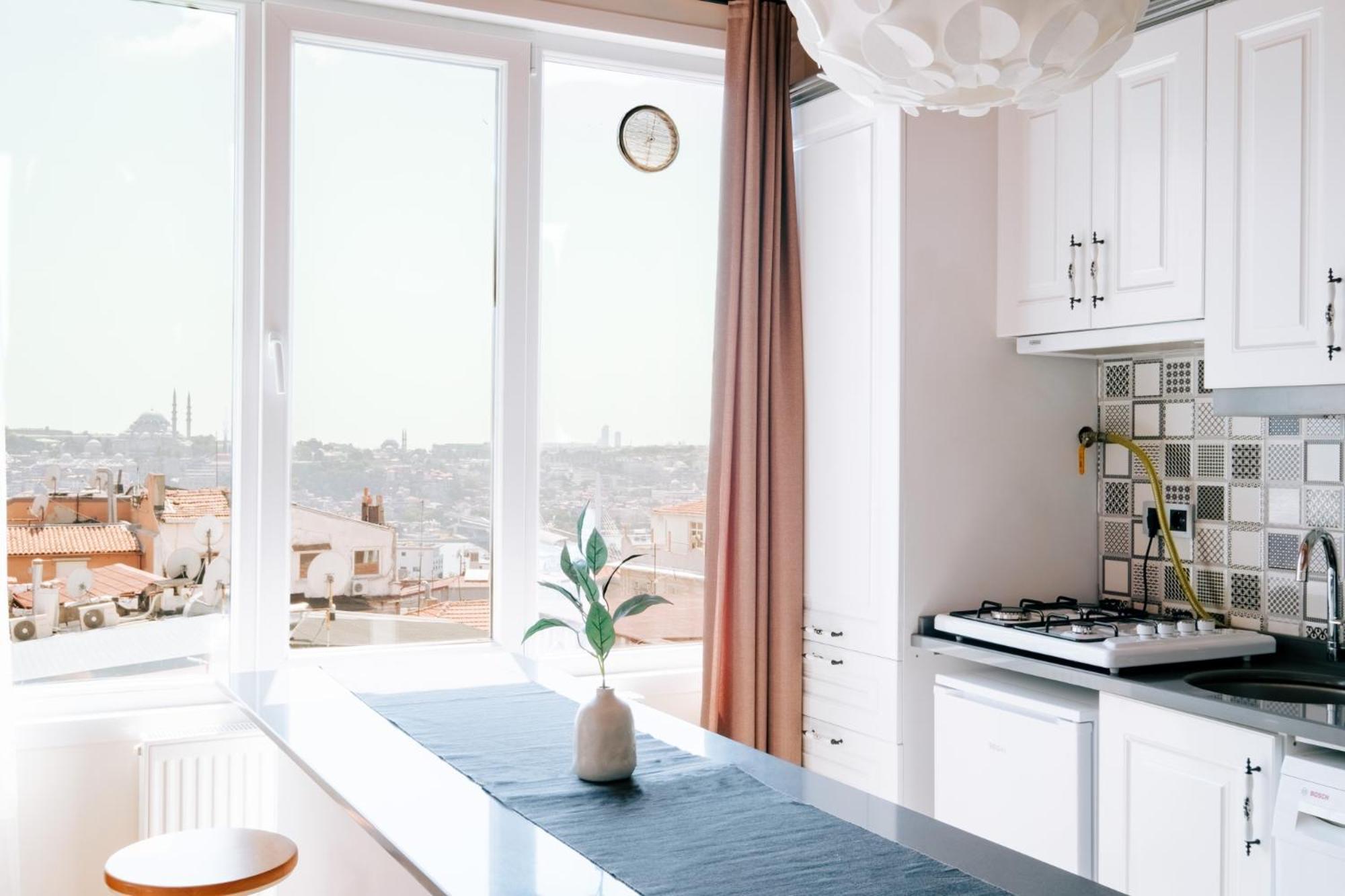 شقة Flat W City View Near Galata Tower In Istiklal Ave اسطنبول المظهر الخارجي الصورة