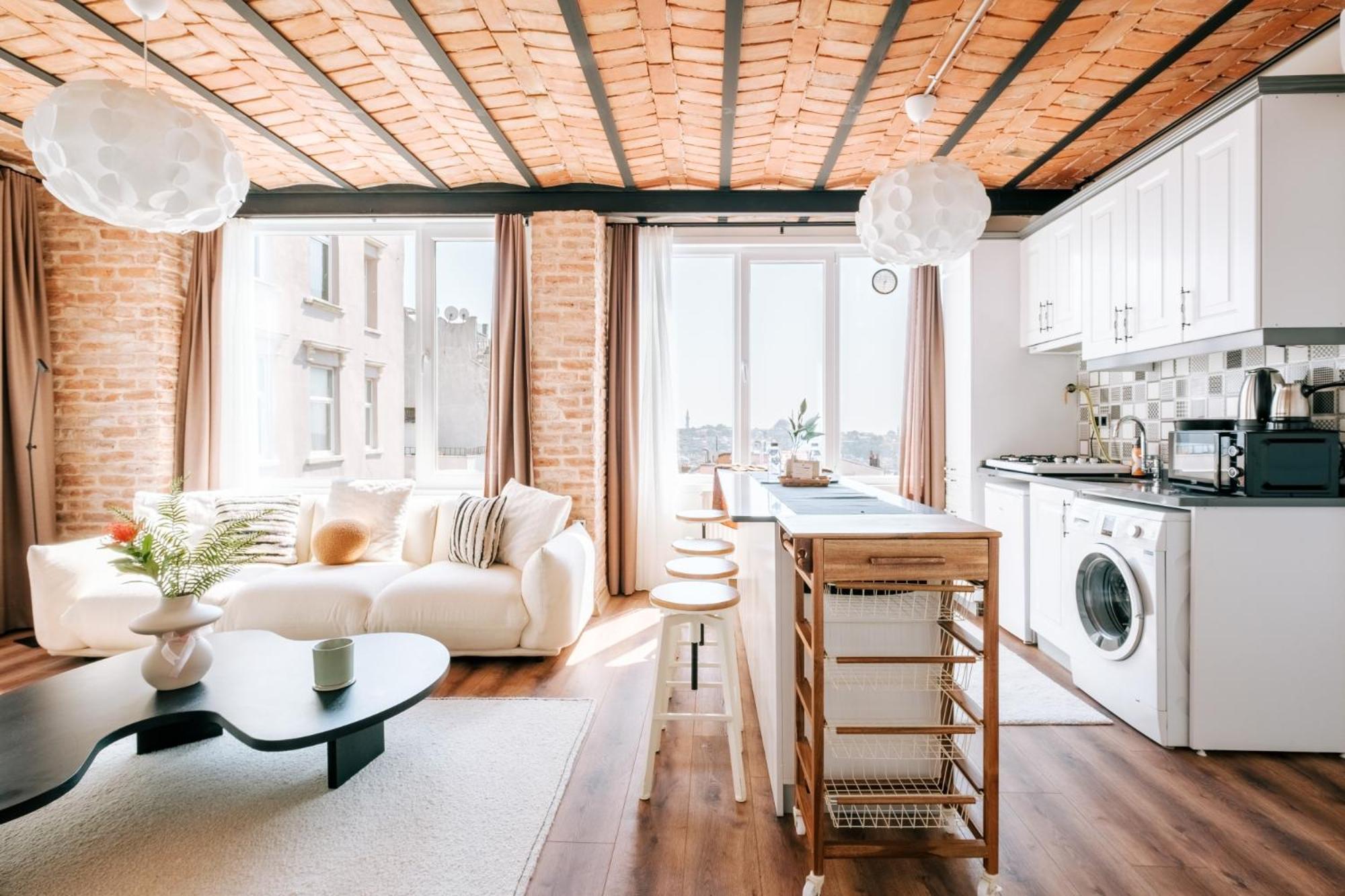 شقة Flat W City View Near Galata Tower In Istiklal Ave اسطنبول المظهر الخارجي الصورة