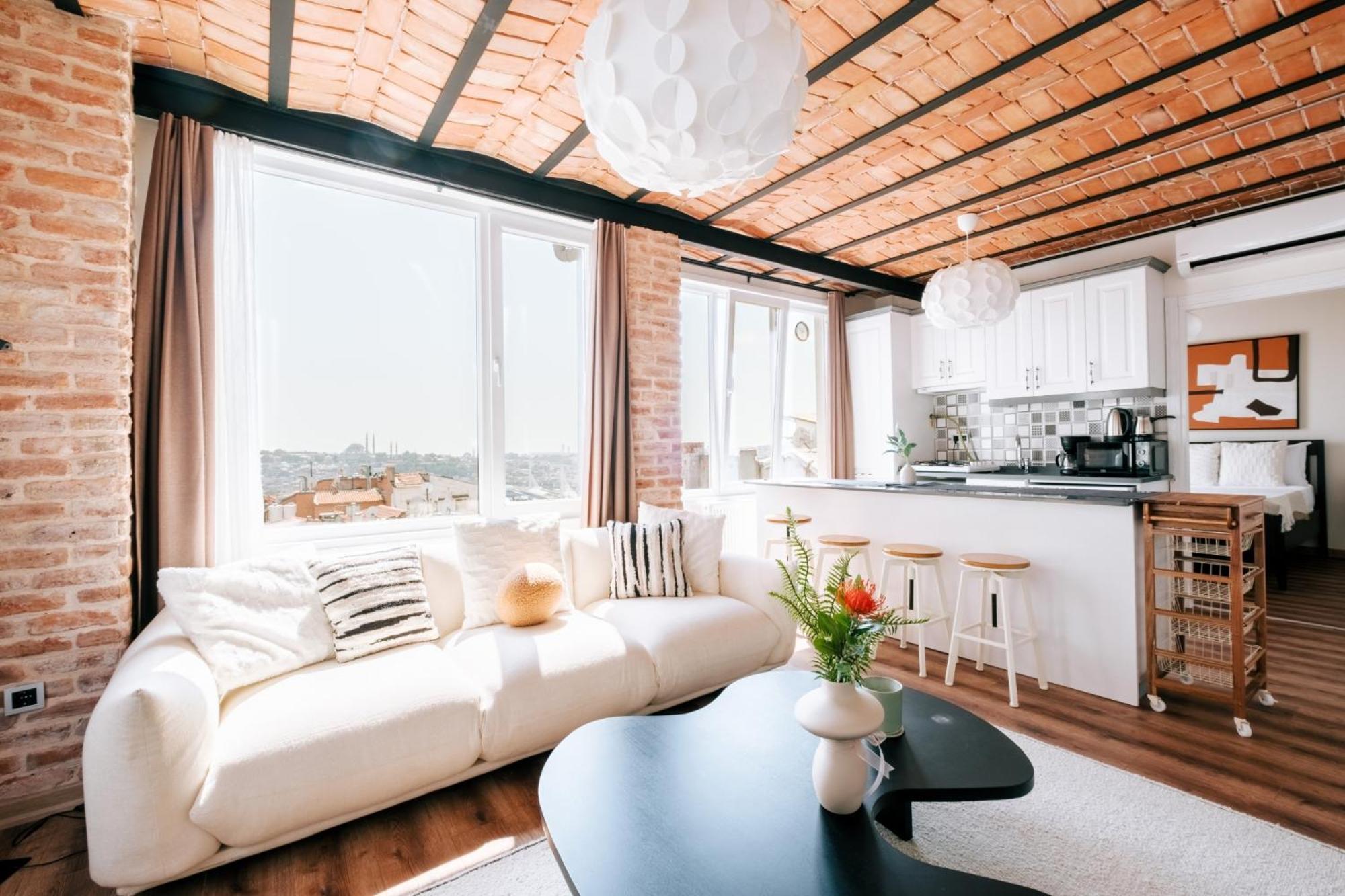 شقة Flat W City View Near Galata Tower In Istiklal Ave اسطنبول المظهر الخارجي الصورة